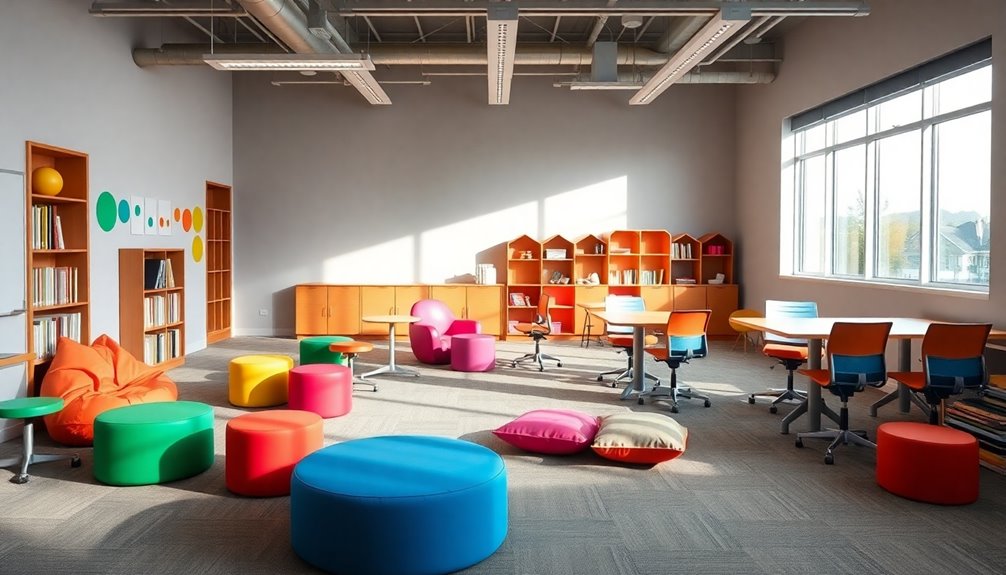 flexible seating options available